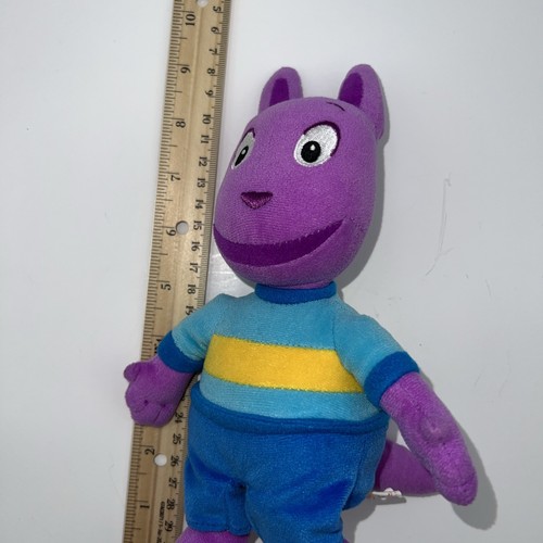 Ty Beanie Baby AUSTIN the Kangaroo Backyardigan Plush Beanie Figure 9”purple - Picture 10 of 10