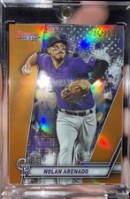 2019 Bowman's Best - [Base] - Orange Refractor #5 - Nolan Arenado /25