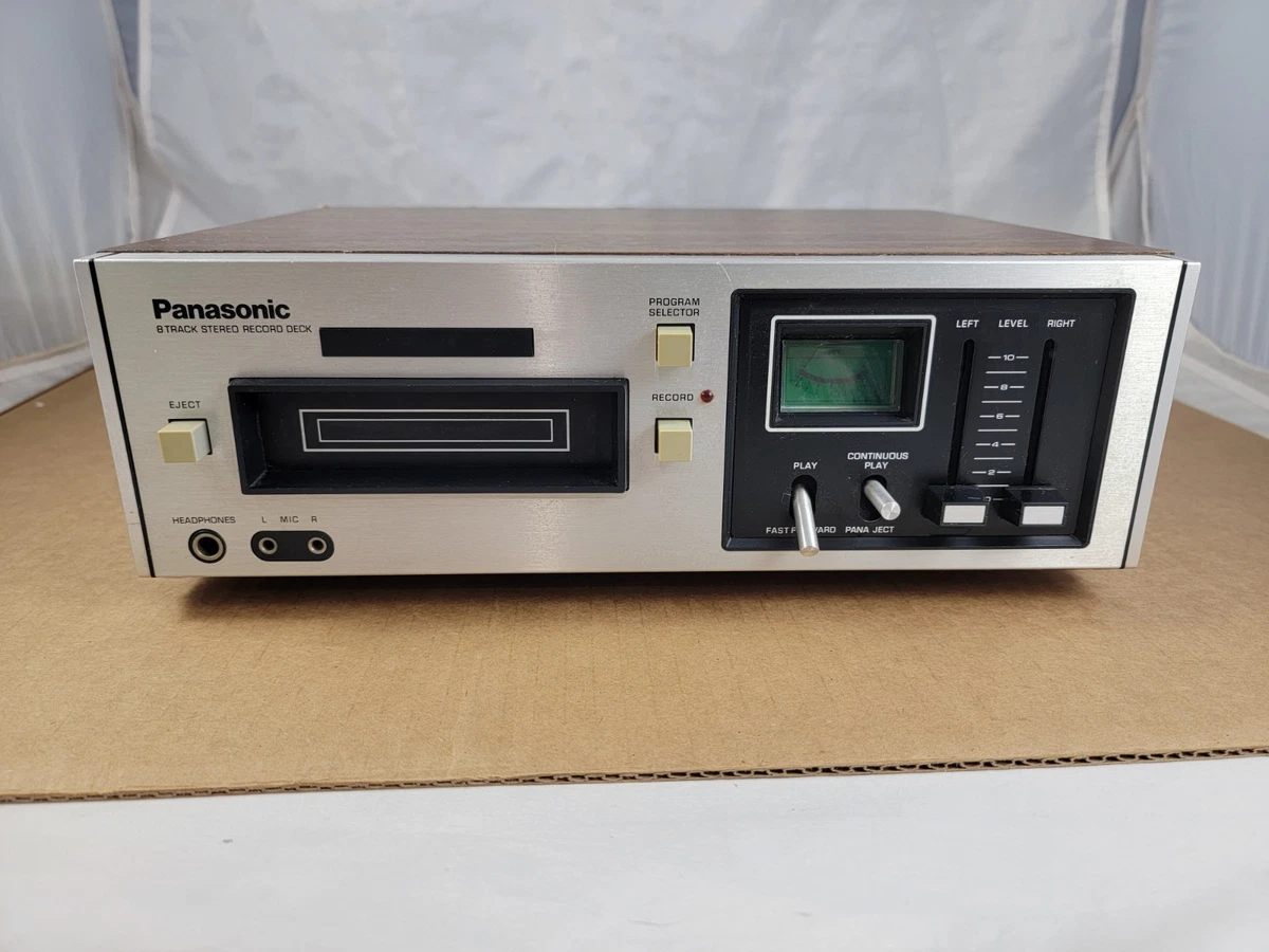 Platine 8 Pistes Panasonic RS-808 - Révisée - Son Clair - Avec Manuel