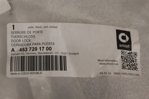 A4537201700 Door Lock New genuine Smart part - Picture 5 of 5