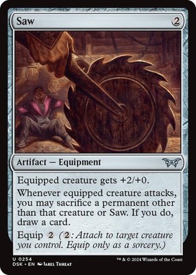 Saw [DSK - 254] Uncommon NM Duskmourn: House of Horror MTG