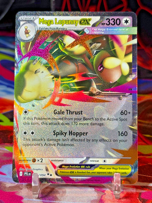 Pokemon TCG Phantasmal Flames MEGA LOPUNNY ex 084/094