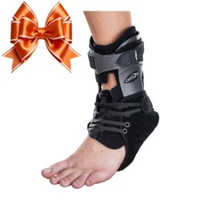 DonJoy Velocity Medium Extra Support Ankle Brace Standard Size Left Calf (Black)