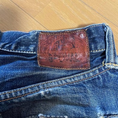 EVISU Lot2000 NO1 Special Vintage Denim Jeans Size 35x35 Used in