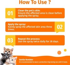 Hot Spot Spray for Dogs, Itch Relief Spray  Hot Spot Treatment for Dogs, Cat...
