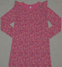 TEA COLLECTION Ruffle Dress Long Sleeve Wildflowers Floral Girls 7