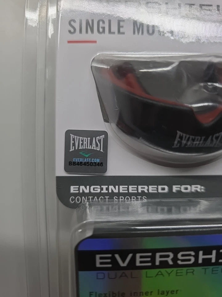 Everlast Evershield Single Mouth Guard 1400003 Duel Layer Technology, w/Case - Image 3 of 4