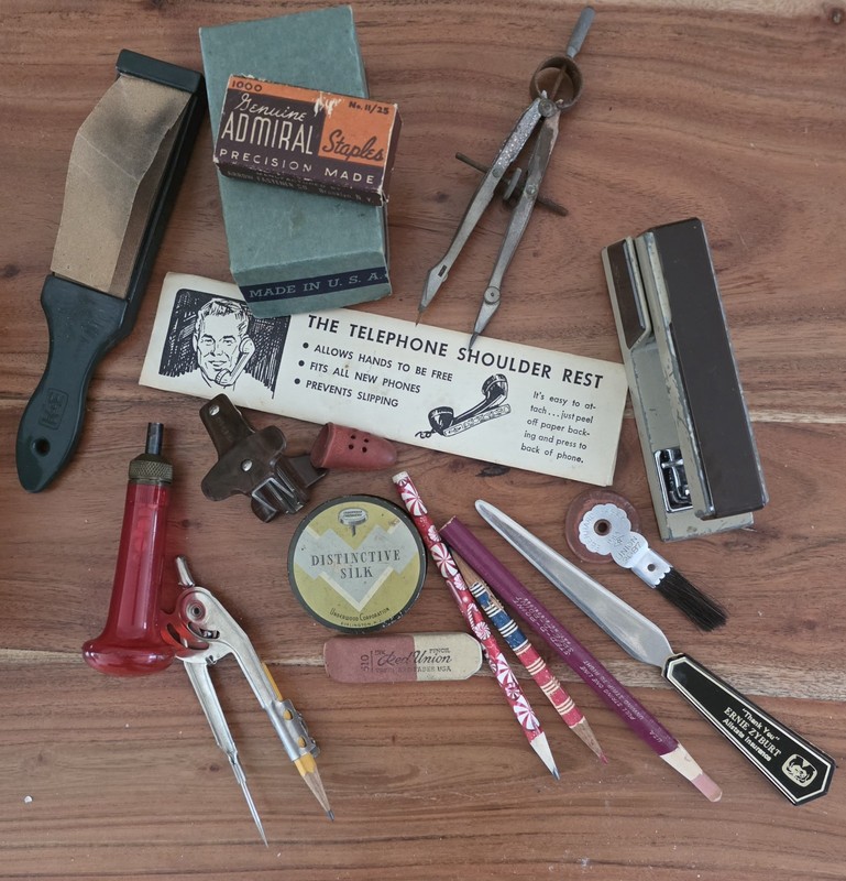 VTG 1940s 50s Made USA Retro Office BLAISDELL  SMEADS EBERHARD UNDERWOOD Lot
