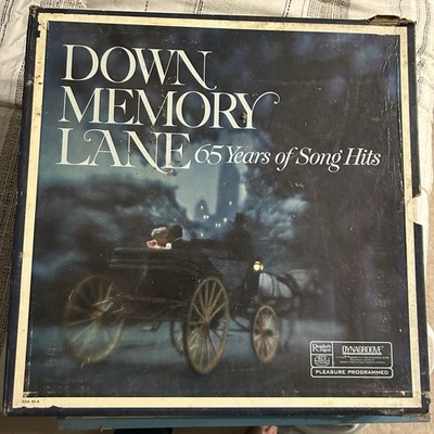 Down Memory Lane 65 Years of Song Hits 10 LP Box Set by Reader's Digest