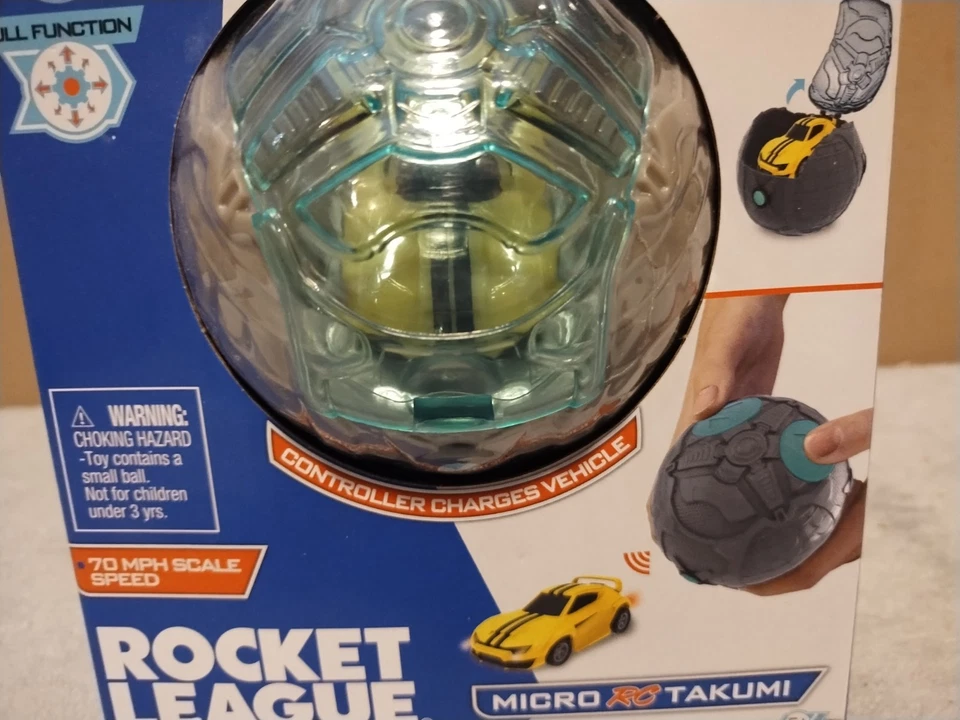 Rocket League Toy Micro RC Takumi Car with Goal 2.4GHz Light Up NEW - Image 3 of 4