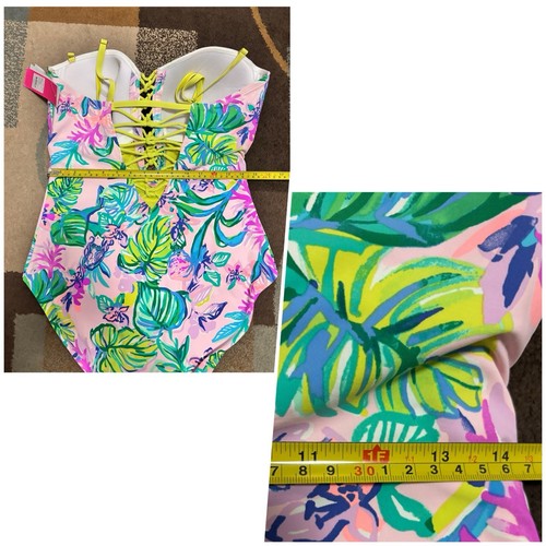 Costume intero Lilly Pulitzer Jules taglia 16. Sirena tinta ametista. Nuovo. - Foto 14 di 14