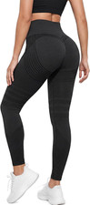 Anti Cellulite Compression 3D Leggings Women,High Waist Butt Lifting Tummy Co...