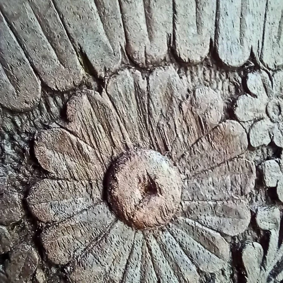 Porta llaves de madera vintage raro estante tallado a mano cerradura en forma de colgante de pared 12" de alto Foto 4 de 4