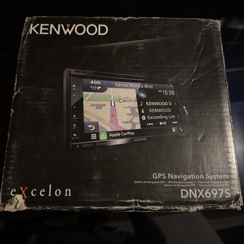 Kenwood Excelon DNX697S 6.8" WVGA DVD Receiver with Apple CarPlay & Android Auto