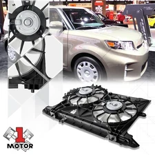 Radiator Cooling Fan Assembly OE Style Replacement for 08-15 Scion Xb SC3115102