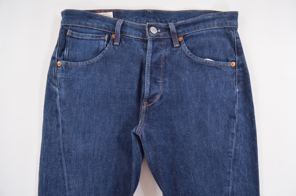 Levis Engineered LEJ 512 Twisted Blue Denim Slim Jeans Mens sz W30 