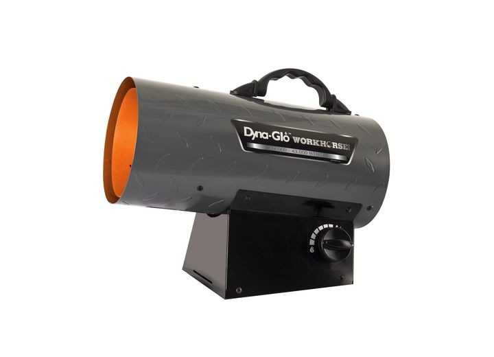 Dyna-Glo LPFA43WH Workhorse Liquid Propane Forced Air Heater – 37,000/43,000 BTU