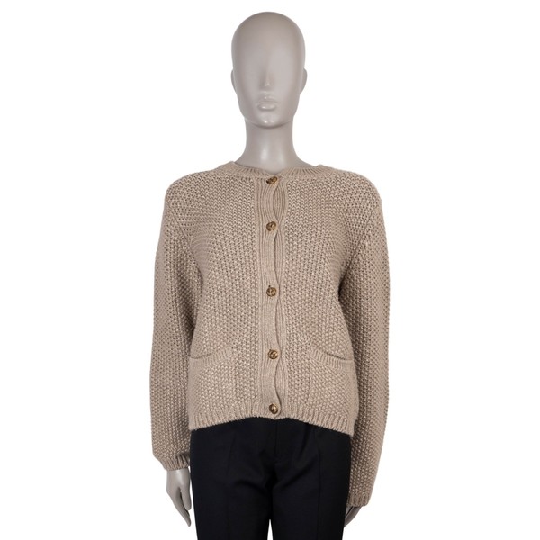73805 Original LORO PIANA Natur Leinen Kaschmir 2024 BARANCA Strickjacke Pullover 42 M