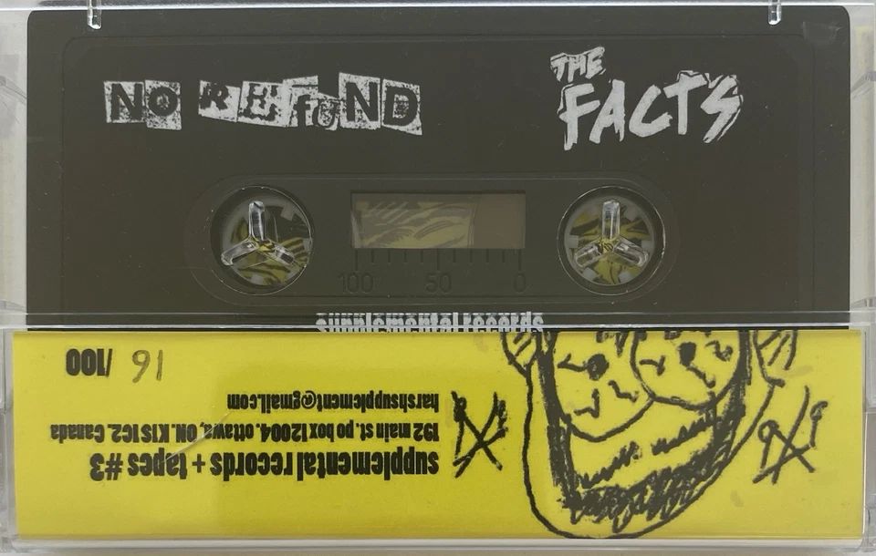 OTTAWA NOISE CRASH CASSETTE TAPE PUNK SCHIZOPHASIA HARSH SUPPLEMENT CONFUSE GAI - Image 2 of 4