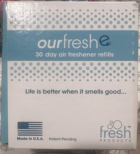 Fresh Products ourfreshE Refills Spa Mineralien 6/Box 30 Tage Lufterfrischer Nachfüller