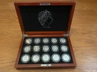 PCS Stamps Coins Brilliant Uncirculated Canadian Silver Dollars 1953 - 1967