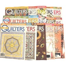 Lot 15 Quilter's Newsletter Magazines 2007-2016 Quilting Patterns Mixed Issues
