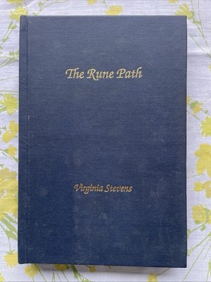 The Rune Path : Original Runes by Virginia Stevens (1987, OOP Poetry Hardcover)