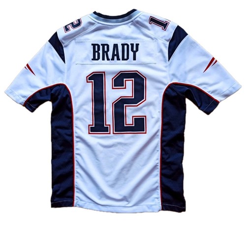 Nike Tom Brady New England Patriots NFL Game Jersey Trikot weiß Sz. S - Bild 3 von 4