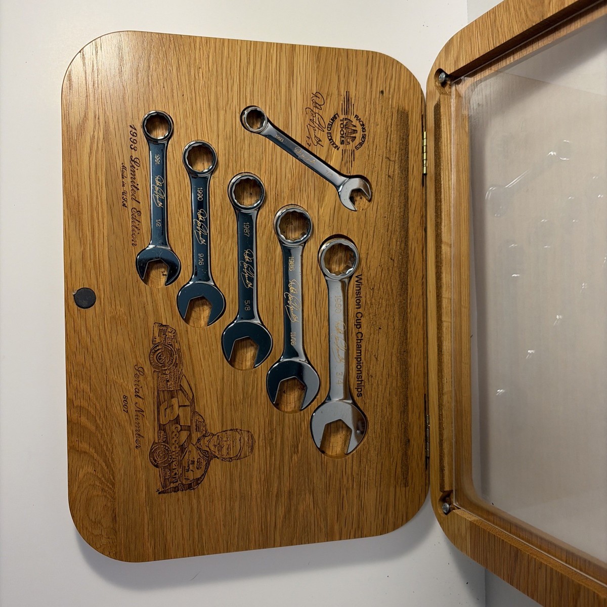 Mac Tools 1993 Limited Edition Dale Earnhardt Wrench Set Original