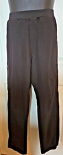 FIGS Technical Collection Womens XL Tall Black Poly Scrub Pants Pull On Cargo