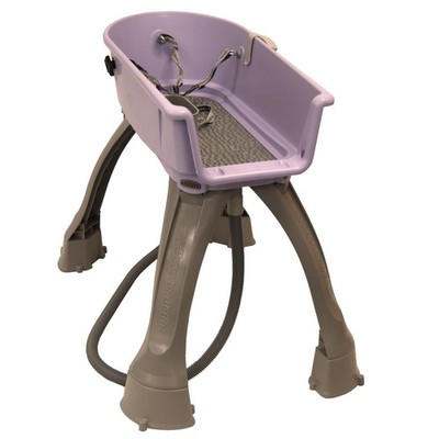 DOG PET BOOSTER BATH - INDOOR OUTDOOR BATHING GROOMING - MEDIUM LILAC
