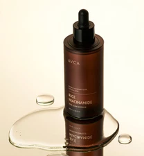AVCA Rice Niacinamide True Glow Ampoule 100ml Dark Spot Care K-Beauty