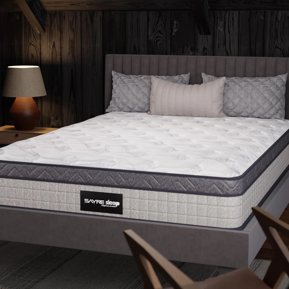 SAYRE 10” & 12” Twin Hybrid Memory Foam Mattress in a Box – Medium Firm - Image 3 of 4