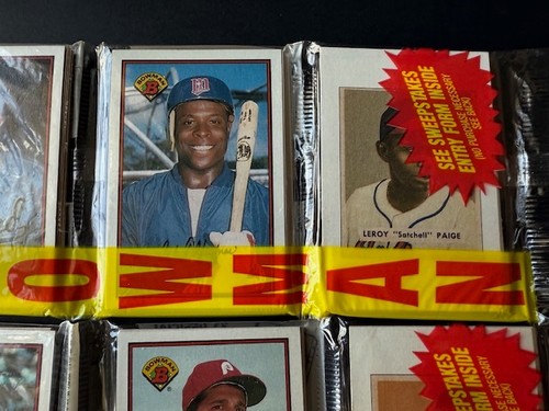 2-1989 Bowman Baseball Rack Pack Unopened Sealed (2) Packs 38 Cards per pack - Picture 3 of 8