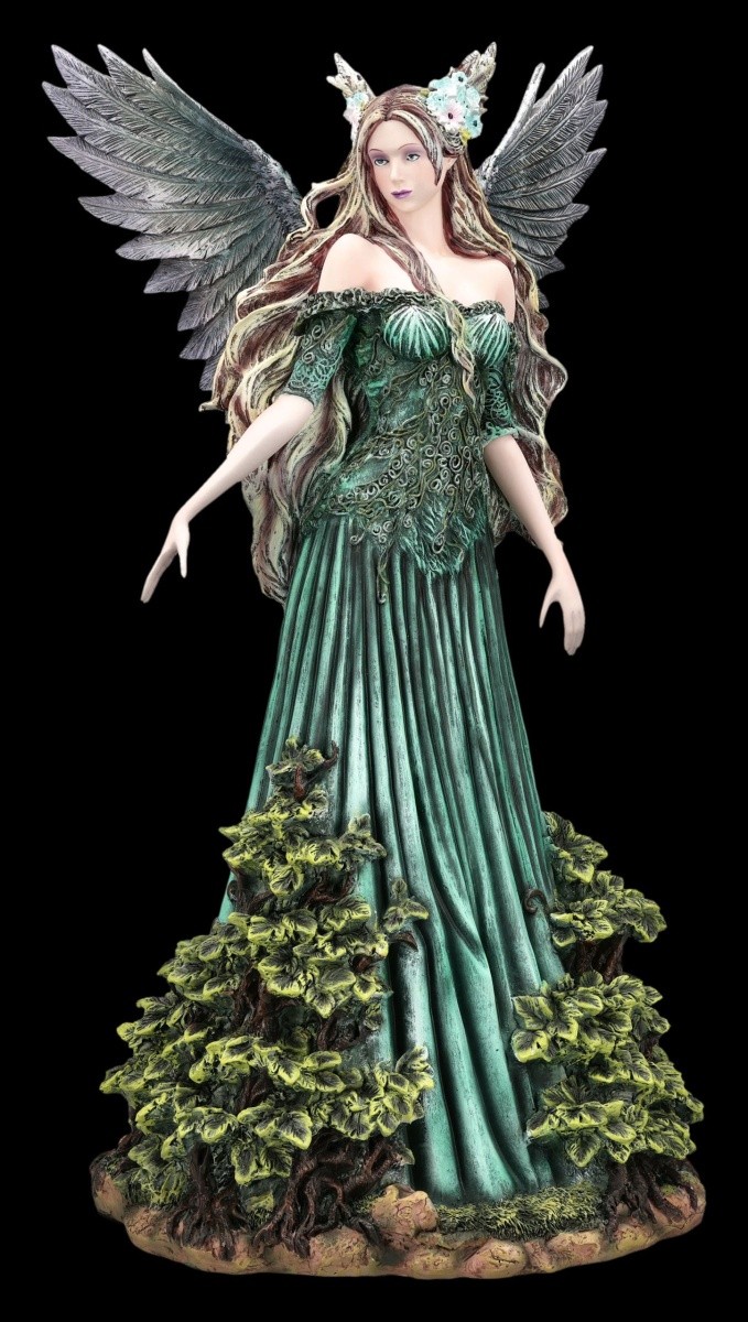 Angel Figure Elowynn - Mystical Guardian Of The Forest - Nature Fantasy Gift