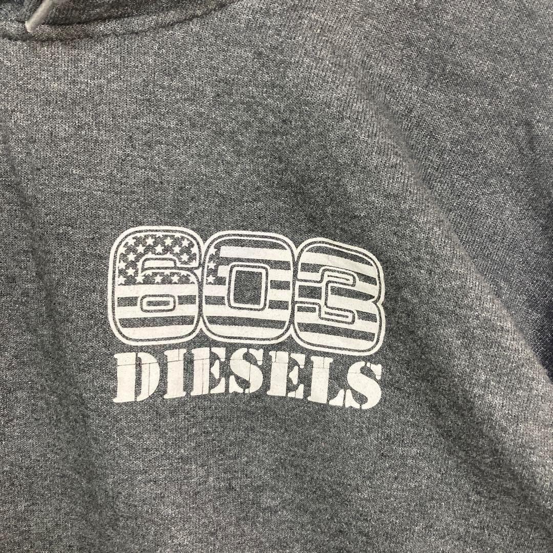 Carhartt Corporate Logo Print 603 Diesel Sweatshirt Parka Old Clothes M thumbnail 7