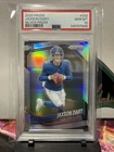 2025 Panini Prizm - Rookies Jaxson Dart #332 Silver Prizm (RC)