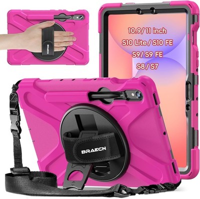 Case for Samsung Galaxy Tab S10 Lite 10.9'' & S9/S8/S7 11'' | Shockproof, Adjustab