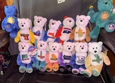 Limited Treasures State Quarter Bears Lot of 13 Small Teddy Bears