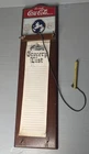 vintage Coca-Cola grocery list hanging wooden board MSR Imports