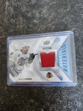 2021-22 Upper Deck Series 2 Rookie Materials Mike Hardman Card# RM-MH. rookie card picture