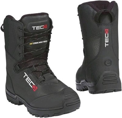 BRP Ski-Doo Snowmobile 4442533090 Tec+ Boots - Black - Men's Size 12