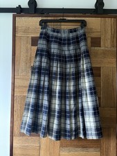 Pendleton  Vintage Plaid Pleated Midi Skirt