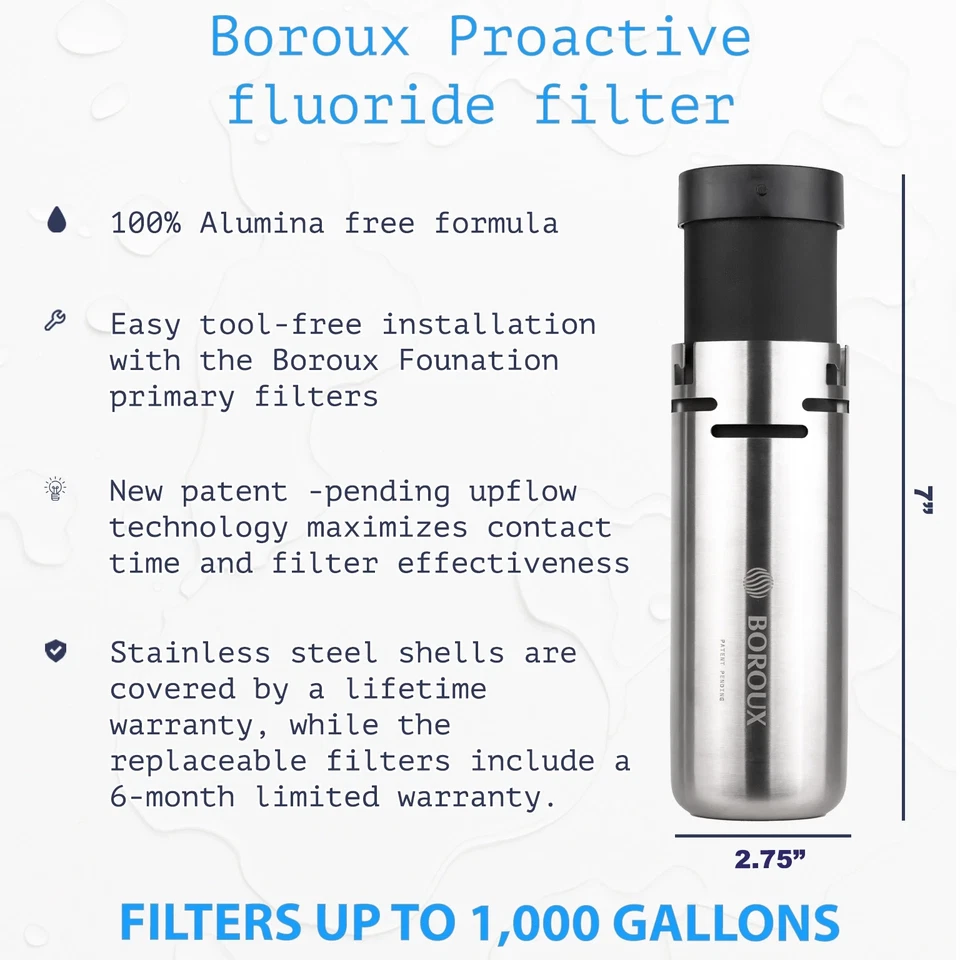 Royal Berkey Water Filter with 2 Boroux Foundation Black and 2 Fluoride Filters - Image 3 of 4