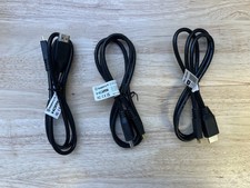 Raspberry Pi SC0546 Micro HDMI to HDMI Cable 1m Black - Lot of 3