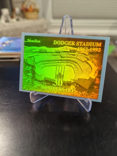 1992 Silver Star Dodger Stadium Hologram 30th Anniversary Limited - Picture 3 of 4