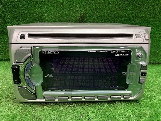 KENWOOD DPX-4021N CDプレーヤー KENWOOD DPX-4021 Car Audio CD Cassette w/Cable,Instructions