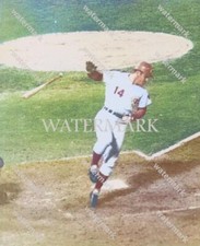 GR973 Pete Rose Cincinnati Reds Hit by Pitch 8x10 16x20 Colorized Photo