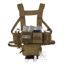 KRYDEX MK3 MK4 Micro Fight Chassis Chest Rig Modular Carrier Pouch Coyote Brown