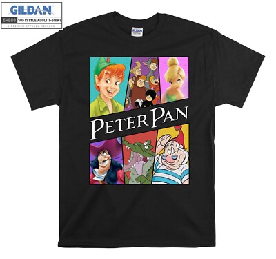 Disney Peter Pan Film Retro 90er Figuren Hoodie Tshirt Herren Damen Unisex AB436